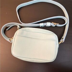NWOT Portland Leather Aqua Crossbody Bag